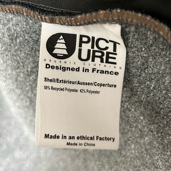 Picture Organic Clothing ENDERBY FLEECE VEST Sherpa Fleece Vest Men’s Medium - Picture 8 of 9